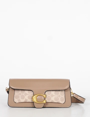 Geanta Coach, bej Crem