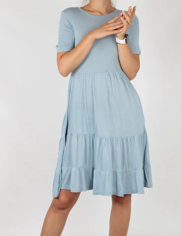 Rochie scurta Vila, bleu