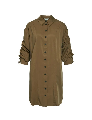 Rochie scurta Object, kaki Verde