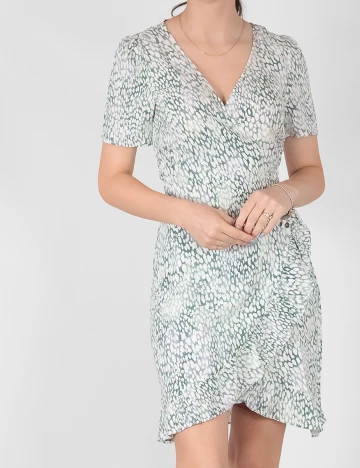 Rochie scurta Vila, mix culori