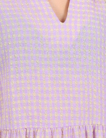 Rochie medie Pieces, mov