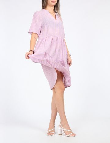 Rochie medie Pieces, mov