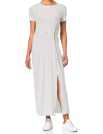 Rochie lunga Vero Moda, alb/negru