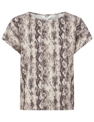 Tricou Object, imprimeu sarpe Animal print