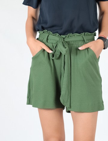 Pantaloni scurti Object, verde