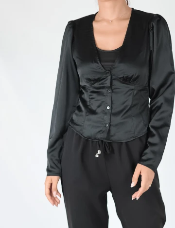 Bluza Vila, negru Negru