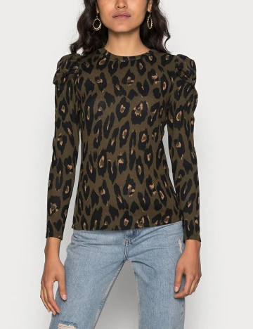 Bluza Jacqueline de Yong, kaki Verde