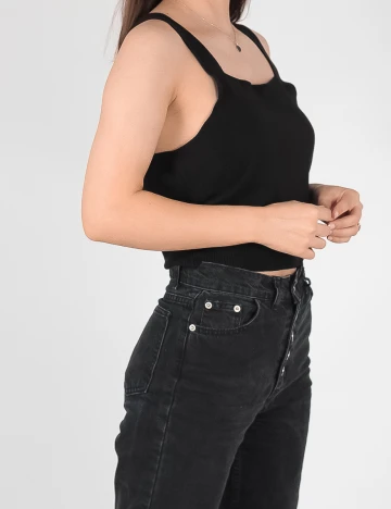 Top Y.A.S, negru Negru