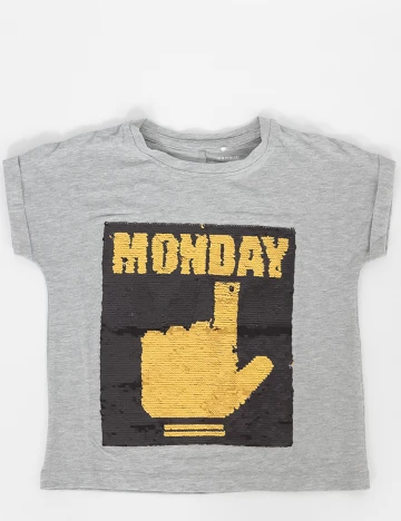 Tricou Name It, gri