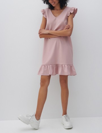 Rochie Scurta Reserved, roz, XL