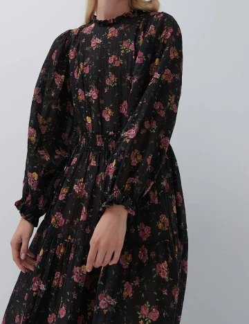 Rochie medie House Brand, negru
