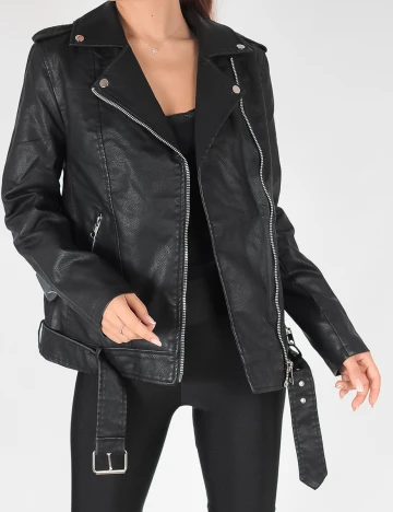 Geaca Reserved, negru Negru