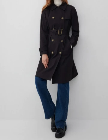 Trench Reserved, negru Negru