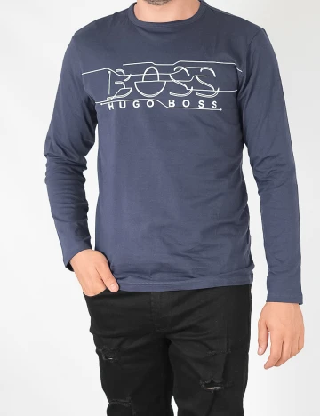 Bluza Hugo Boss, bleumarin Albastru