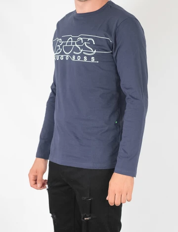 Bluza Hugo Boss, bleumarin Albastru