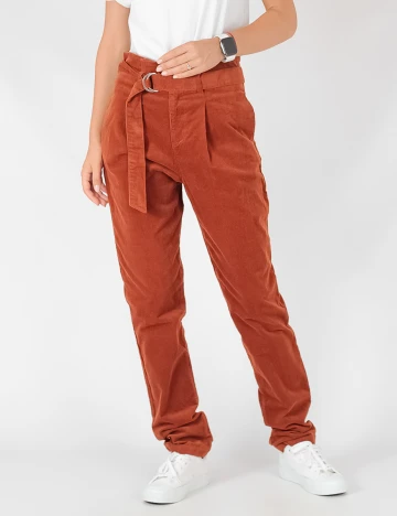 Pantaloni Only, caramiziu, 38/34