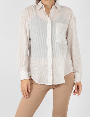 Camasa Stradivarius, bej