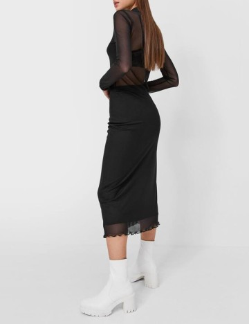 Fusta Stradivarius, negru