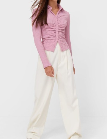 Camasa Stradivarius, roz pudra