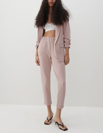 Pantaloni Reserved, roz, XL