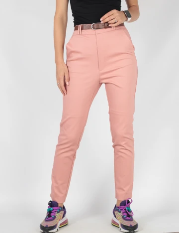 Pantaloni Stradivarius, roz Roz