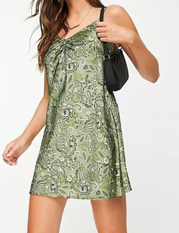 Rochie scurta Stradivarius, verde