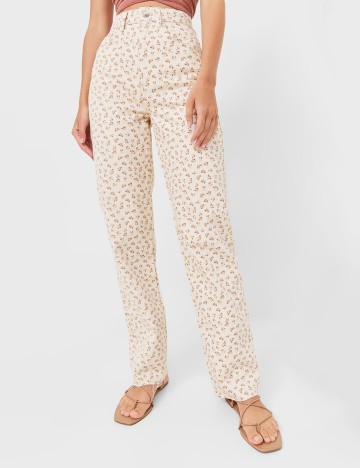 Blugi Stradivarius, crem