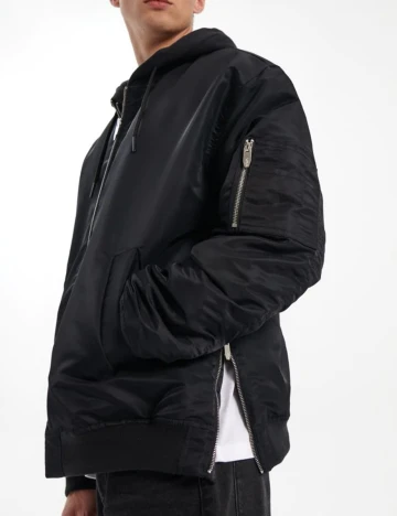 Geaca House Brand, negru