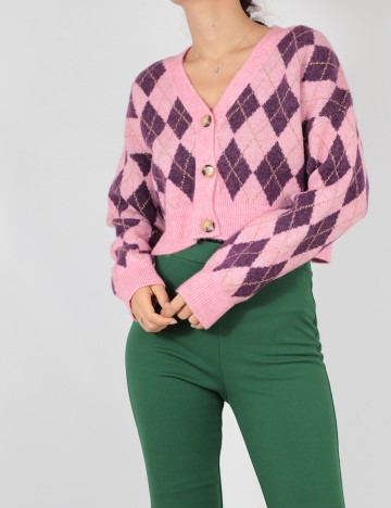 Pulover Stradivarius, roz, S