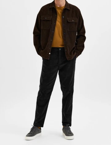 Pantaloni Selected, negru