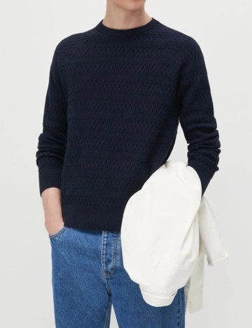 Bluza Reserved, bleumarin, L