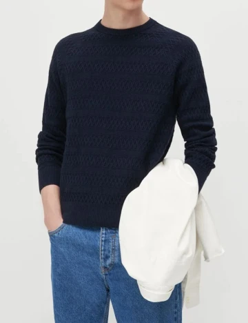 Bluza Reserved, bleumarin Albastru
