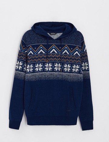 Hanorac CROPP, bleumarin