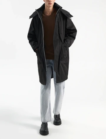 Geaca House Brand, negru