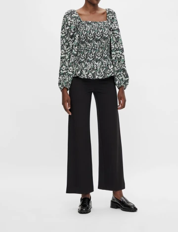 Pantaloni Object, negru