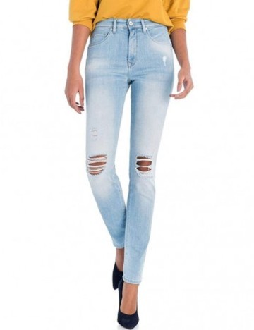 Blugi Salsa Slim Fit, albastru deschis, W29&L32