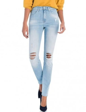 Blugi Salsa Slim Fit, albastru deschis, W29&L32
