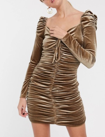 Rochie Scurta Glamorous, maro