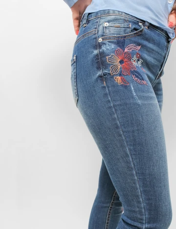 Blugi Orsay Skinny, albastru