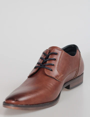 Pantofi Checker by Bristol, maro