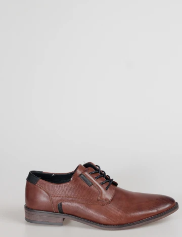 Pantofi Checker by Bristol, maro
