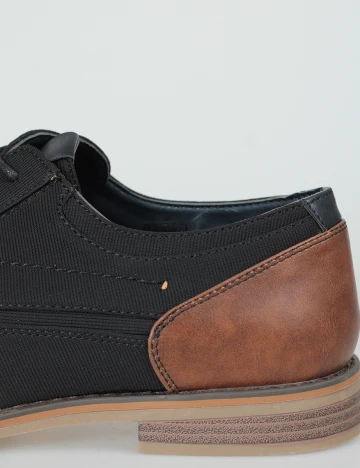 Pantofi Checker by Bristol, negru Negru