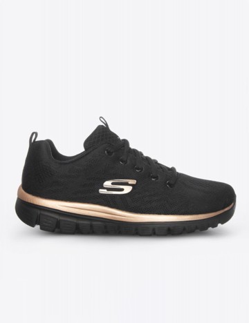 Adidasi SKECHERS, negru, 41