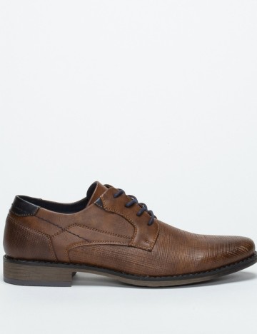 Pantofi Checker by Bristol, maro