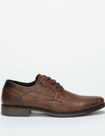 Pantofi Checker by Bristol, maro