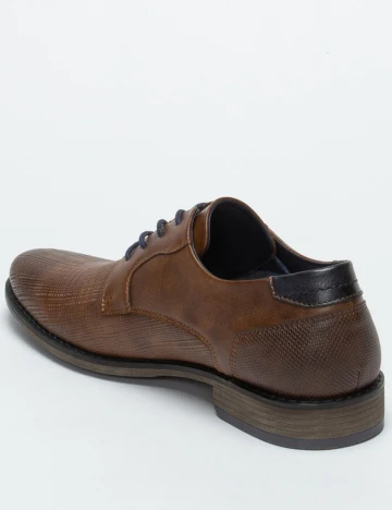 Pantofi Checker by Bristol, maro