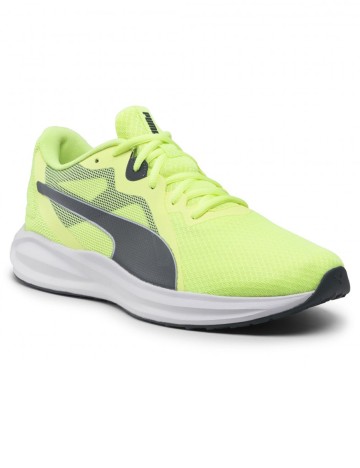 Adidasi Puma, verde neon