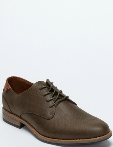 Pantofi Checker by Bristol, kaki
