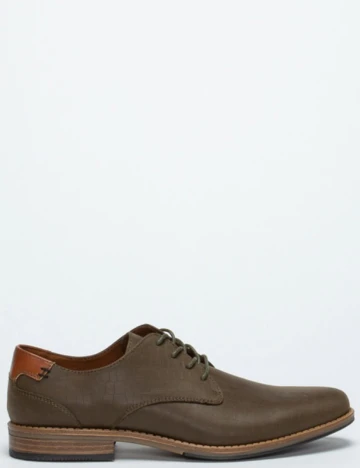 Pantofi Checker by Bristol, kaki
