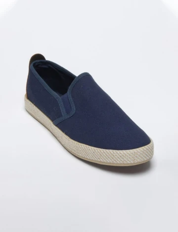Espadrile Checker by Bristol, bleumarin